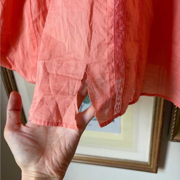 Sita Murt Butterfly Sleeve Lady Blouse Coral *FLAW* - Picture 6 of 13
